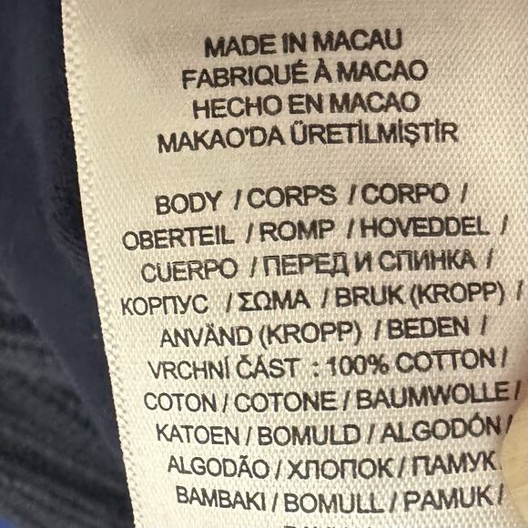 Polo Ralph Lauren Polo Bear Long Sleeve T Shirt Girls Size Small 7 Blue Preppy - Picture 6 of 6